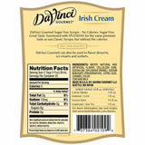 Sugar Free Irish Cream DaVinci Syrup Bottle - 750mL-Syrups-DaVinci Gourmet-Restaurant Supply Drop