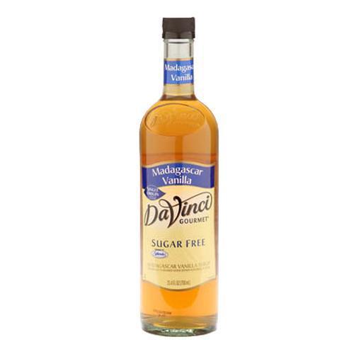 Sugar Free Madagascar Vanilla DaVinci Syrup Bottle - 750mL-Syrups-DaVinci Gourmet-Restaurant Supply Drop