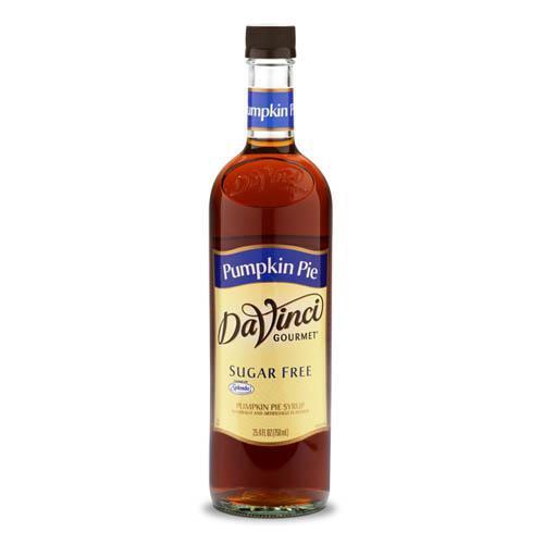 Sugar Free Pumpkin Pie Spice DaVinci Syrup Bottle - 750mL-Syrups-DaVinci Gourmet-Restaurant Supply Drop