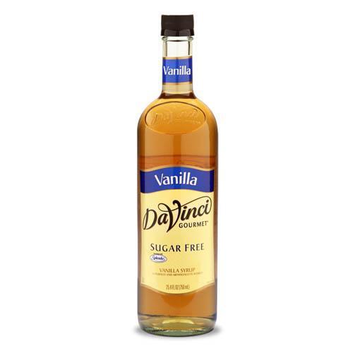 Sugar Free Vanilla DaVinci Syrup Bottle - 750mL-Syrups-DaVinci Gourmet-Restaurant Supply Drop