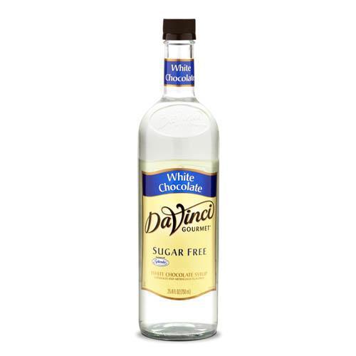 Sugar Free White Chocolate DaVinci Syrup Bottle - 750mL-Syrups-DaVinci Gourmet-Restaurant Supply Drop