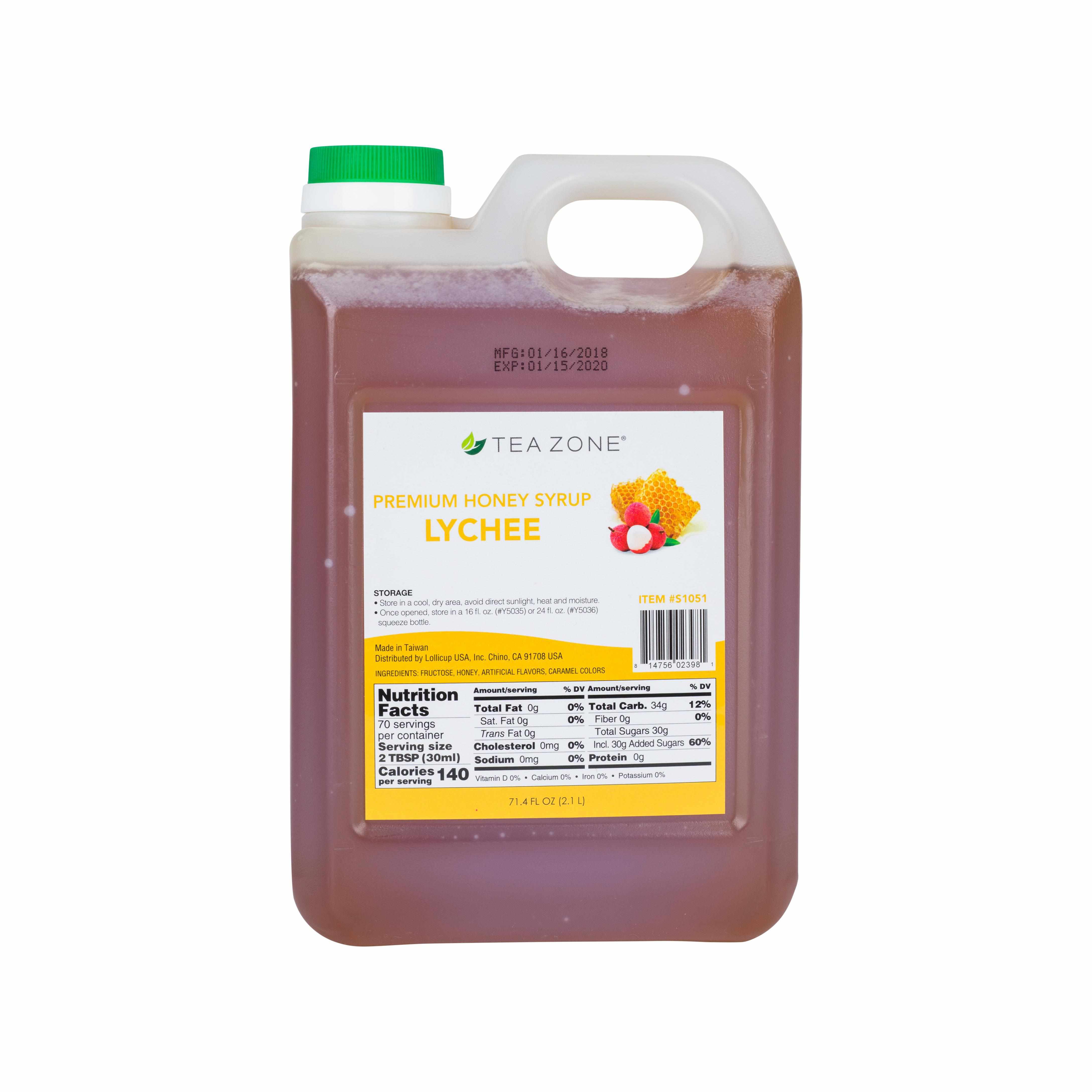 TEA ZONE PREMIUM LYCHEE HONEY (71.4 FL. OZ.) S1051-Syrups-Restaurant Supply Drop-Restaurant Supply Drop