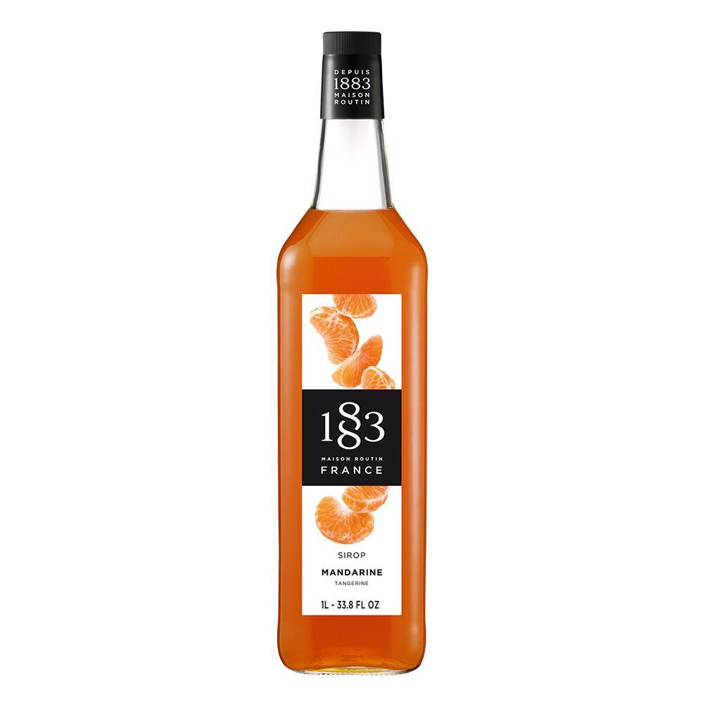 Tangerine Syrup 1883 Maison Routin - 1 Liter Bottle-Syrups-1883 Maison Routin-Restaurant Supply Drop