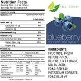 Tea Zone Blueberry Syrup Bottle - 64 oz-Syrups-Tea Zone-Restaurant Supply Drop