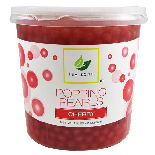 Tea Zone Cherry Popping Pearls (7 lbs)-Popping Pearls-Tea Zone-Restaurant Supply Drop