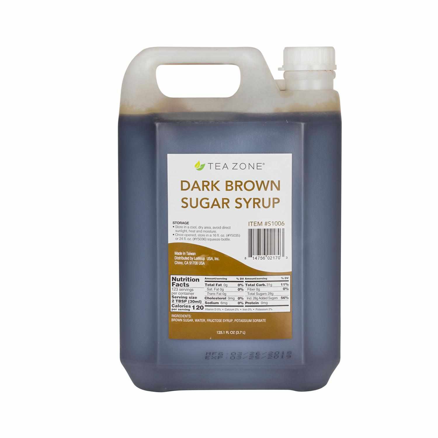 Tea Zone Dark Brown Sugar Syrup (11.2 lbs)-Syrups-Tea Zone-Restaurant Supply Drop