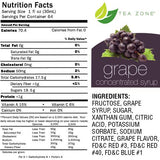 Tea Zone Grape Syrup Bottle - 64 oz-Syrups-Tea Zone-Restaurant Supply Drop