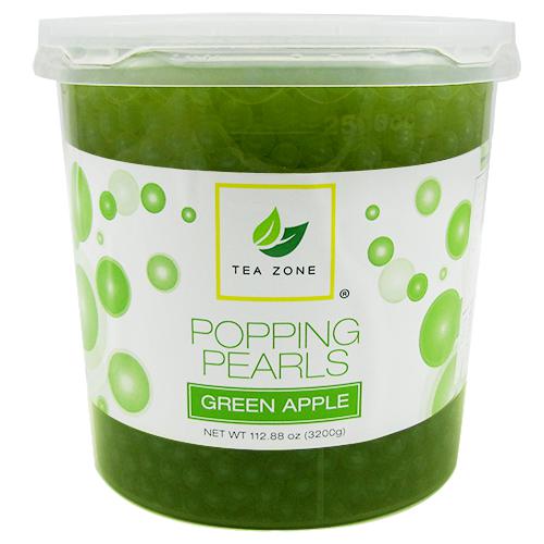 Tea Zone Green Apple Popping Pearls (7 lbs)-Popping Pearls-Tea Zone-Restaurant Supply Drop