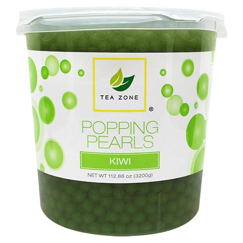 Tea Zone Kiwi Popping Pearls (7 lbs)-Popping Pearls-Tea Zone-Restaurant Supply Drop