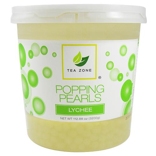 Tea Zone Lychee Popping Pearls (7 lbs)-Popping Pearls-Tea Zone-Restaurant Supply Drop