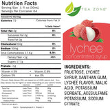 Tea Zone Lychee Syrup Bottle - 64 oz-Syrups-Tea Zone-Restaurant Supply Drop