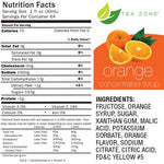 Tea Zone Orange Syrup Bottle - 64 oz-Syrups-Tea Zone-Restaurant Supply Drop