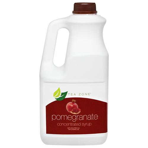 Tea Zone Pomegranate Syrup Bottle - 64 oz-Syrups-Tea Zone-Restaurant Supply Drop