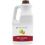 Tea Zone Red Guava Syrup Bottle - 64 oz-Syrups-Tea Zone-Restaurant Supply Drop