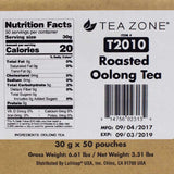 Tea Zone Roasted Oolong Tea - 50 Bags-Tea Leaves-Tea Zone-Restaurant Supply Drop