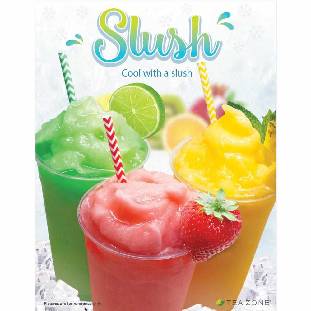 Tea Zone "Slush" Poster-Displays-Karat-Restaurant Supply Drop