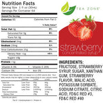 Tea Zone Strawberry Syrup Bottle - 64 oz-Syrups-Tea Zone-Restaurant Supply Drop