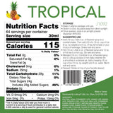 Tea Zone Tropical Syrup Bottle - 64 oz-Syrups-Tea Zone-Restaurant Supply Drop