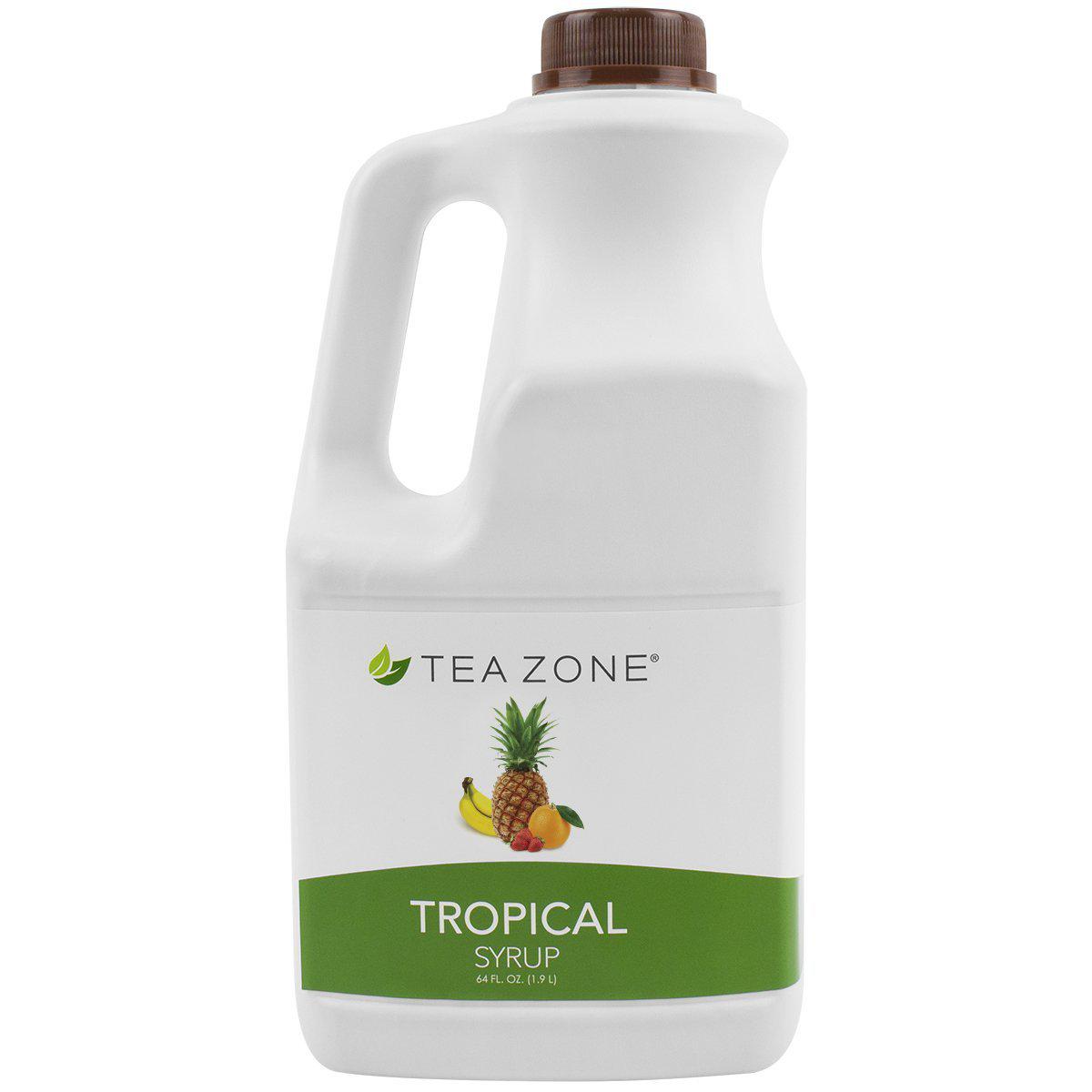 Tea Zone Tropical Syrup Bottle - 64 oz-Syrups-Tea Zone-Restaurant Supply Drop