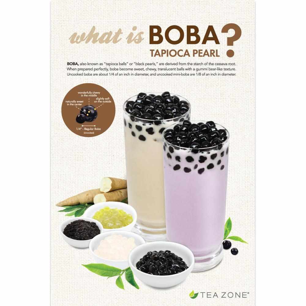 Tea Zone "What is Boba?" Poster-Displays-Karat-Restaurant Supply Drop