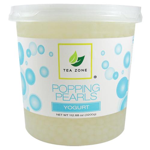 Tea Zone Yogurt Popping Pearls (7 lbs)-Popping Pearls-Tea Zone-Restaurant Supply Drop