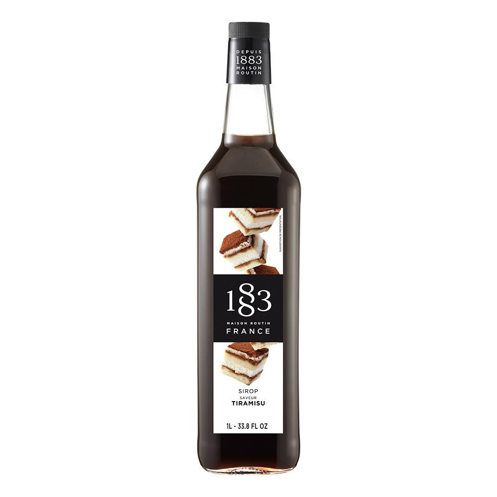 Tiramisu Syrup 1883 Maison Routin - 1 Liter Bottle-Syrups-1883 Maison Routin-Restaurant Supply Drop