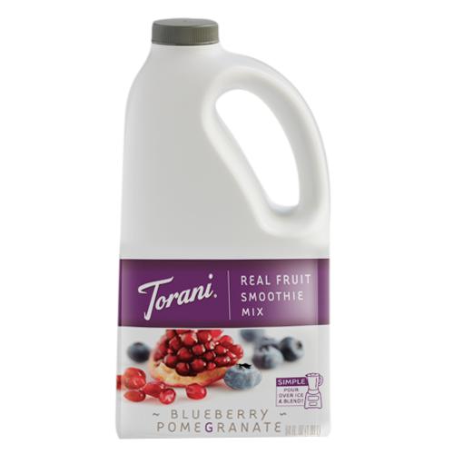 Torani Blueberry Pomegranate Real Fruit Smoothie Mix (64 oz)-Liquid Base & Purees-torani-Restaurant Supply Drop