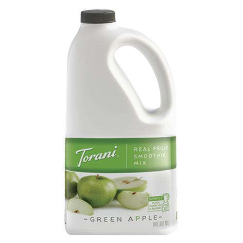 Torani Green Apple Real Fruit Smoothie Mix (64oz)-Liquid Base & Purees-torani-Restaurant Supply Drop
