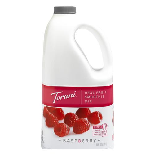 Torani Raspberry Real Fruit Smoothie Mix (64oz)-Liquid Base & Purees-torani-Restaurant Supply Drop