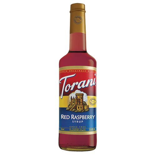 Torani Red Raspberry Syrup - 750 ml Bottle-Syrups-torani-Restaurant Supply Drop