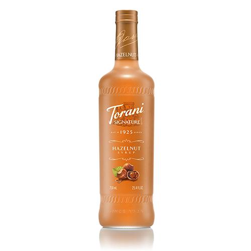 Torani Signature Hazelnut Syrup - 750 ml Bottle-Syrups-torani-Restaurant Supply Drop