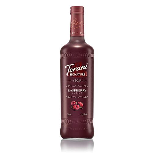 Torani Signature Raspberry Syrup - 750 ml Bottle-Syrups-torani-Restaurant Supply Drop