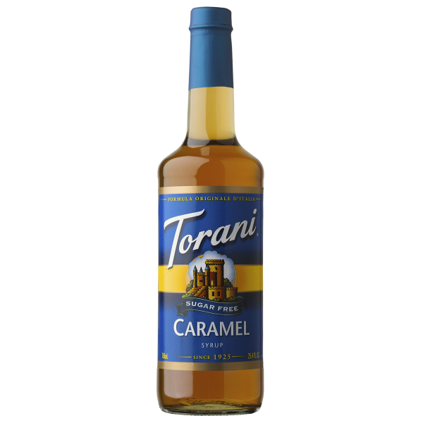 Torani Sugar Free Caramel Syrup - 750 ml Bottle-Syrups-torani-Restaurant Supply Drop