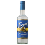 Torani Sugar Free Coconut Syrup - 750 ml Bottle-Syrups-torani-Restaurant Supply Drop