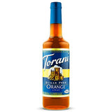 Torani Sugar Free Orange Syrup - 750 ml Bottle-Syrups-torani-Restaurant Supply Drop