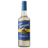 Torani Sugar Free Vanilla Syrup - 750 ml Bottle-Syrups-torani-Restaurant Supply Drop