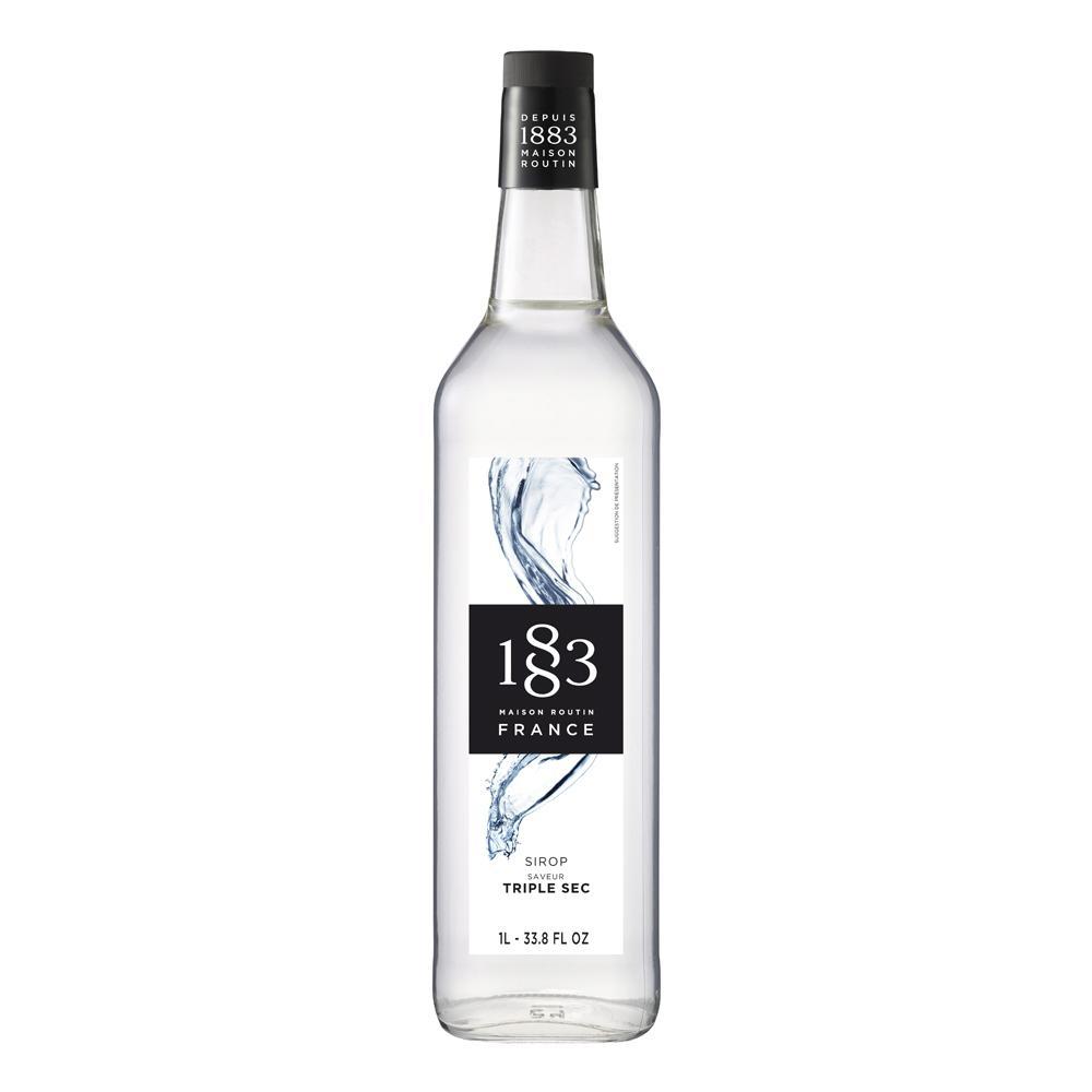 Triple Sec Syrup 1883 Maison Routin - 1 Liter Bottle-Syrups-1883 Maison Routin-Restaurant Supply Drop