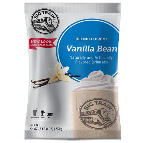 Vanilla Bean Blended Creme Frappe - Big Train Mix - Bag 3.5 pounds-Powdered Base-Big Train-Restaurant Supply Drop