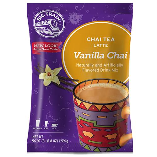 Vanilla Chai Tea Latte - Big Train Mix - Bag 3.5 pounds-Powdered Base-Big Train-Restaurant Supply Drop