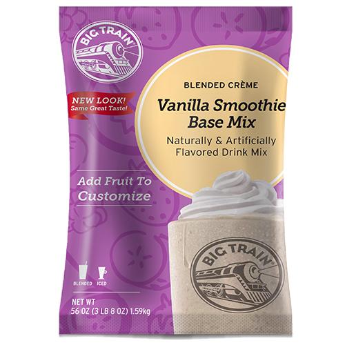 Vanilla Smoothie - Big Train Mix - Bag 3.5 pounds-Powdered Base-Big Train-Restaurant Supply Drop