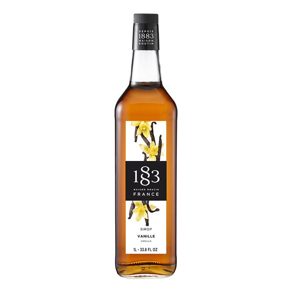 Vanilla Syrup 1883 Maison Routin - 1 Liter Bottle-Syrups-1883 Maison Routin-Restaurant Supply Drop