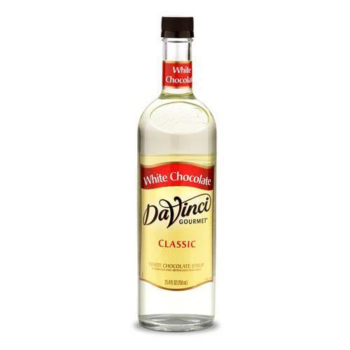 White Chocolate DaVinci Gourmet Syrup Bottle - 750mL-Syrups-DaVinci Gourmet-Restaurant Supply Drop