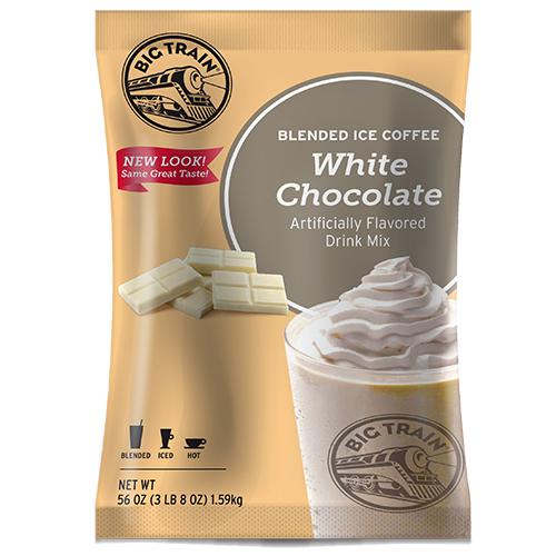 White Chocolate Latte Blended Ice Coffee - Big Train Mix - Bag 3.5 pounds-Powdered Base-Big Train-Restaurant Supply Drop