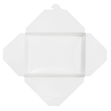 White Microwavable Folded Paper #2 Take-Out Container - Karat Fold-To-Go Box - 54oz - 7.8" X 5.5" X 1.8" - 200 Count-To-Go Packaging-Karat-Restaurant Supply Drop