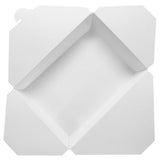 White Microwavable Folded Paper #2 Take-Out Container - Karat Fold-To-Go Box - 54oz - 7.8" X 5.5" X 1.8" - 200 Count-To-Go Packaging-Karat-Restaurant Supply Drop