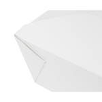 White Microwavable Folded Paper #4 Take-Out Container - Karat Extra Large Fold-To-Go Box - 110oz - 7.8" x 5.5" x 3.5" - 160 Count-To-Go Packaging-Karat-Restaurant Supply Drop