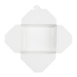 White Microwavable Folded Paper #8 Take-Out Container - Karat Fold-To-Go Box - 48oz - 5.9" X 4.6" X 2.4" - 300 Count-To-Go Packaging-Karat-Restaurant Supply Drop