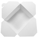 White Microwavable Folded Paper #8 Take-Out Container - Karat Fold-To-Go Box - 48oz - 5.9" X 4.6" X 2.4" - 300 Count-To-Go Packaging-Karat-Restaurant Supply Drop