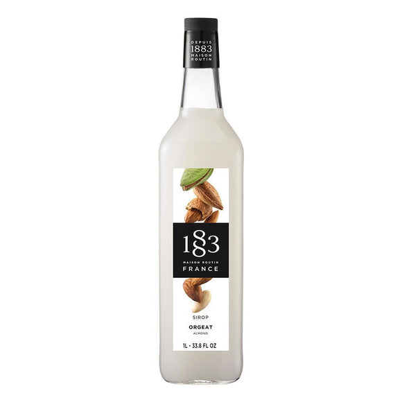 Almond (Orgeat) Syrup 1883 Maison Routin - 1 Liter Bottle-1883 Maison Routin