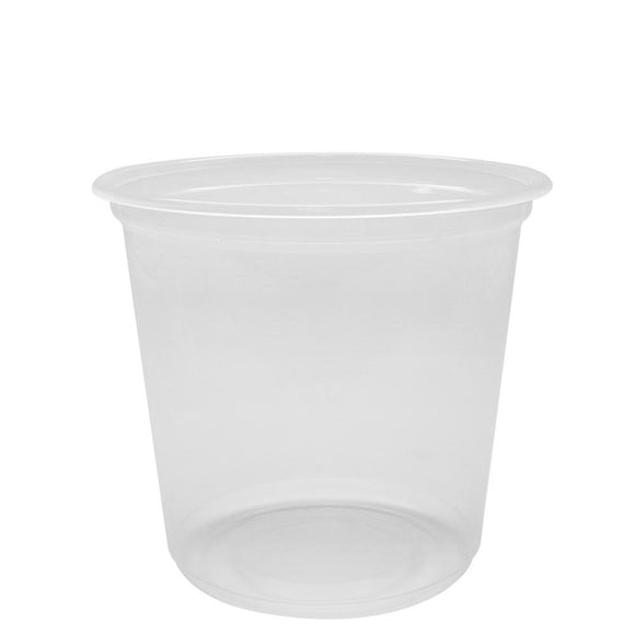 Bubble Tea Cups 25oz PP Flat Rim Extra Wide Cold Cups (120mm) - 500 count-Karat